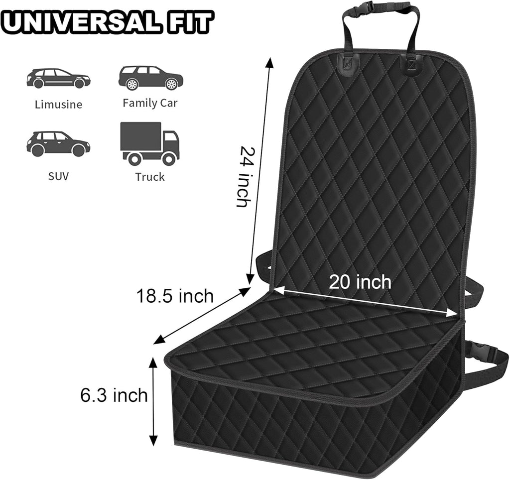2 Packs Car Front Seat Cover for Dogs