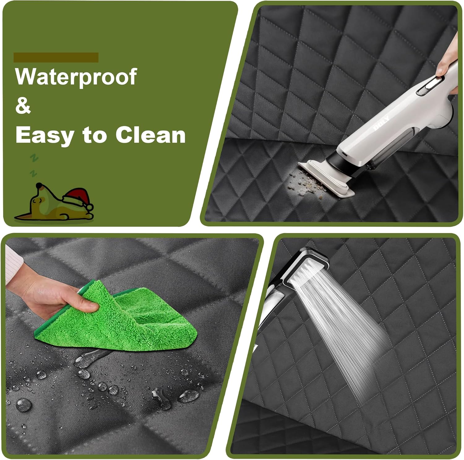 2 Packs Car Front Seat Cover for Dogs