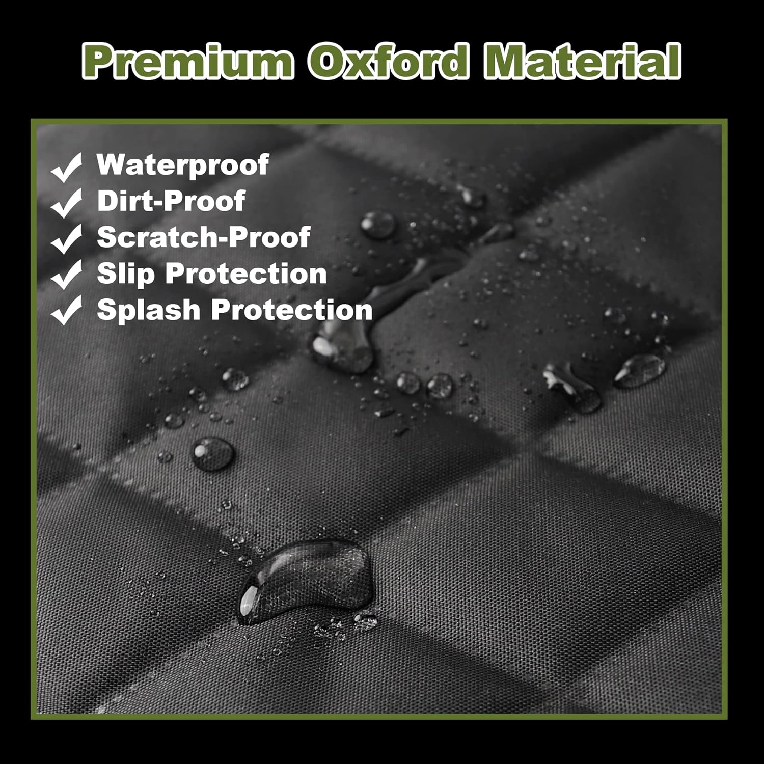 2 Packs Car Front Seat Cover for Dogs